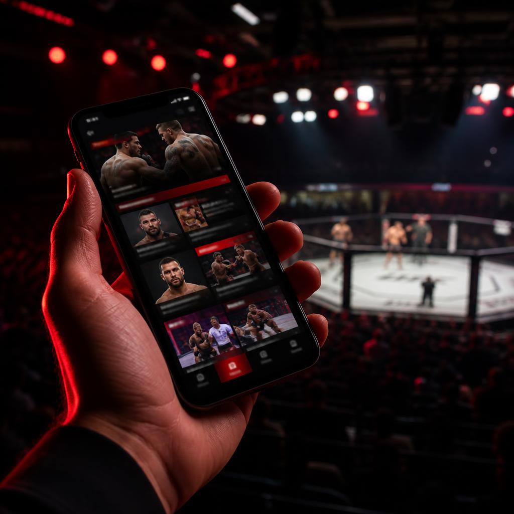 Aplikacja Fight Time News na telefonie